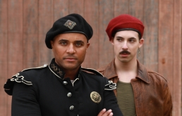 Jason Sanford as Othello and Kevin Kantor (They/Them) as Iago